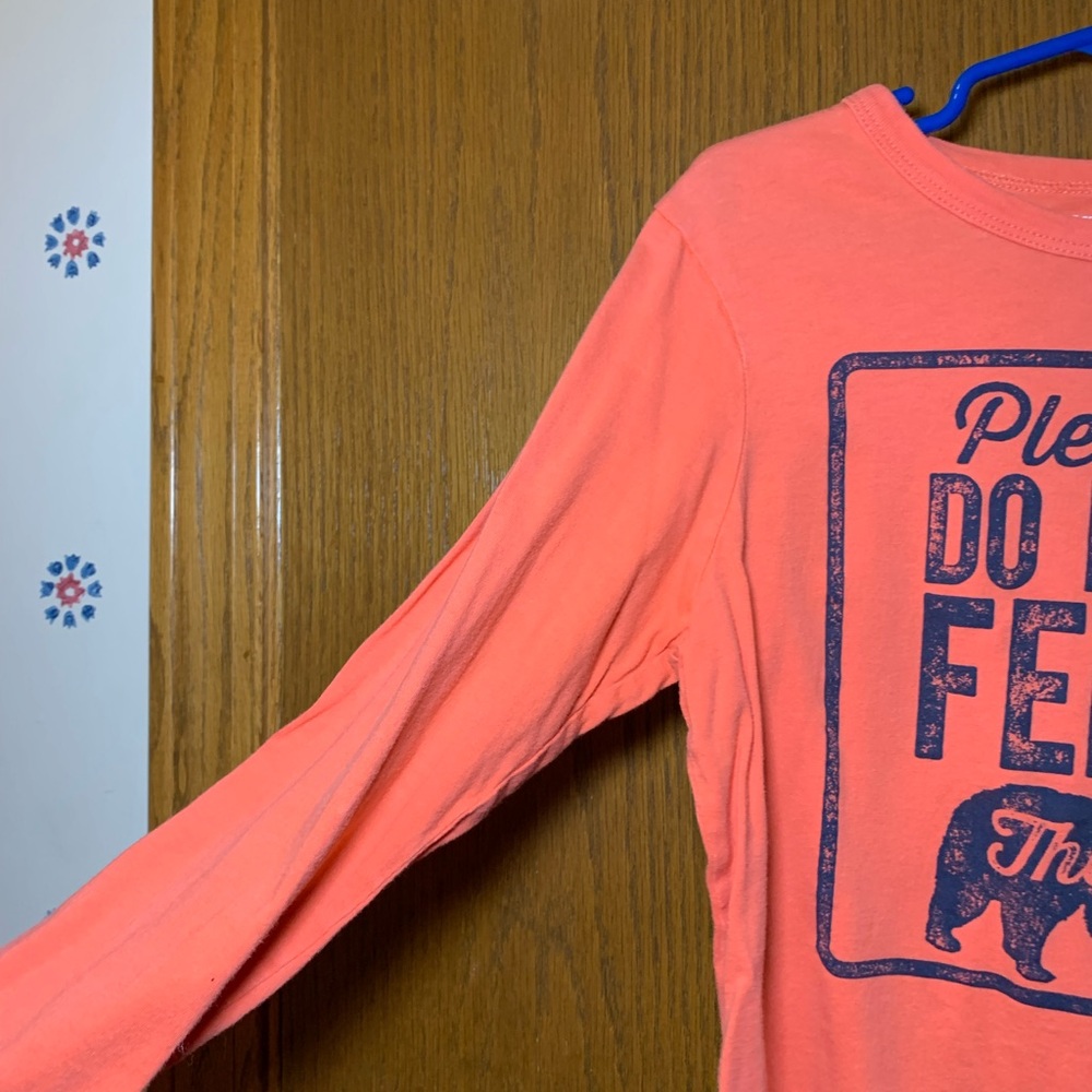 Oshkosh Originals “Please Do Not Feed the Bear” Long Sleeve Tee – Size 8 - Picture 4 of 8